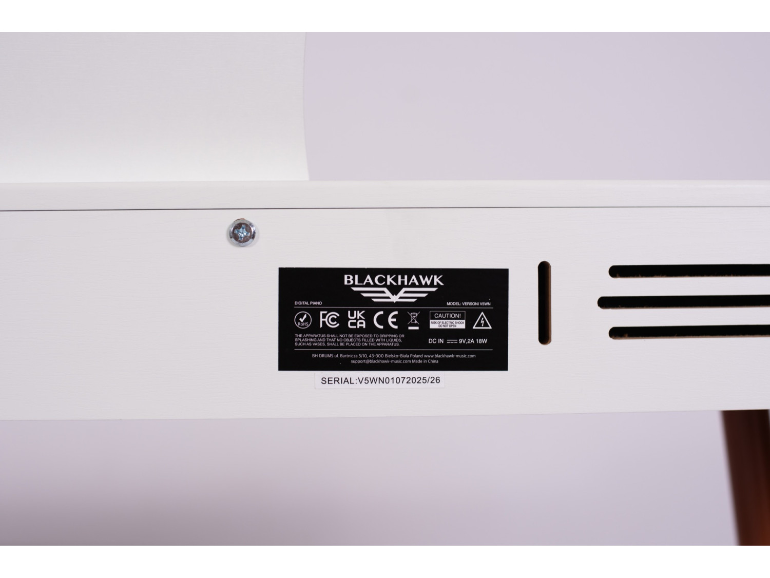 copy of Pianino cyfrowe Black Hawk Versoni SLP11B